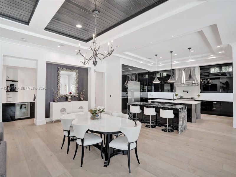 Furnished interior view inside a new home in , Hobe Sound (Image 8).