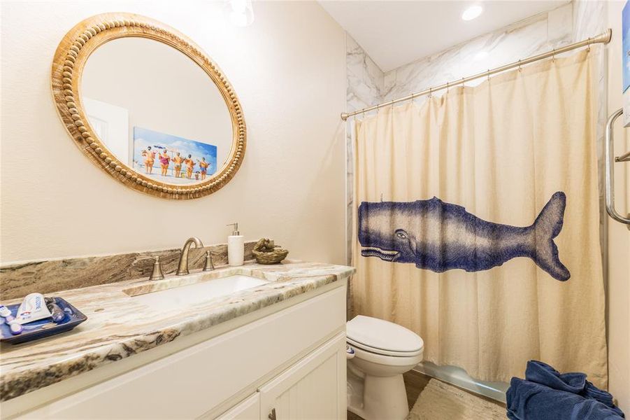 Furnished interior view inside a new home in , Crystal Beach (Image 21).