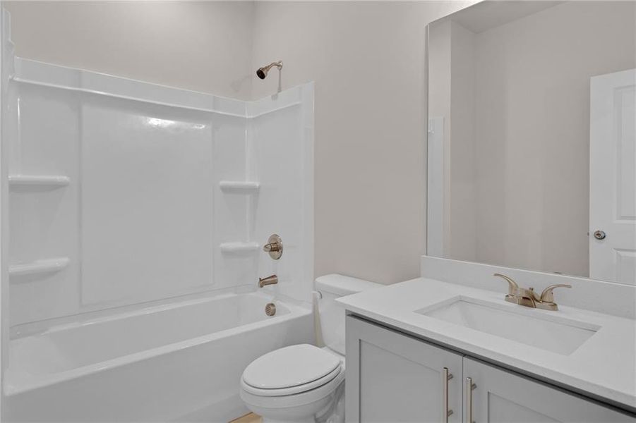 Furnished interior view inside a new home in , Buford (Image 16).