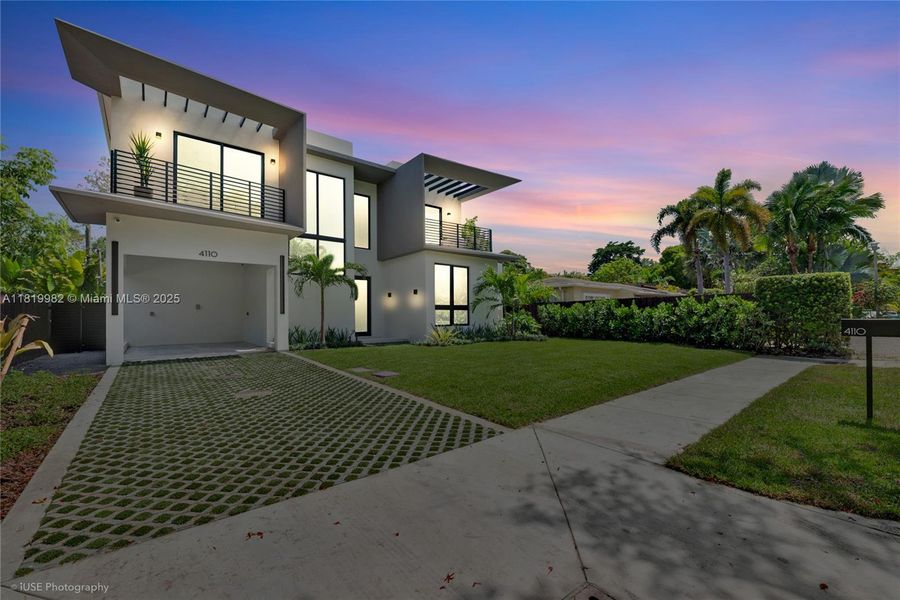 Front exterior of a new home in , Miami, FL, highlighting curb appeal (Image 18). Front exterior of a new home in , Miami, FL, highlighting curb appeal (Image 18).