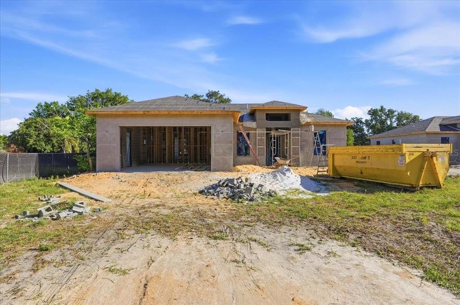In-progress construction of a new home in , Avon Park, FL (Image 16).