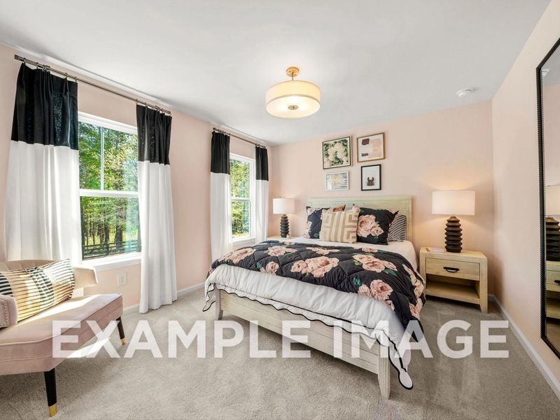 Representative furnished interior of a home built from the The Hickory B by Davidson Homes LLC in Melody Lakeside Estates, Buford (Image 38).