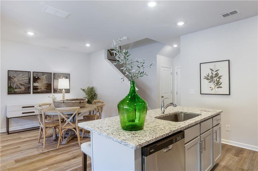 Furnished interior view inside a new home in , Conyers (Image 9).