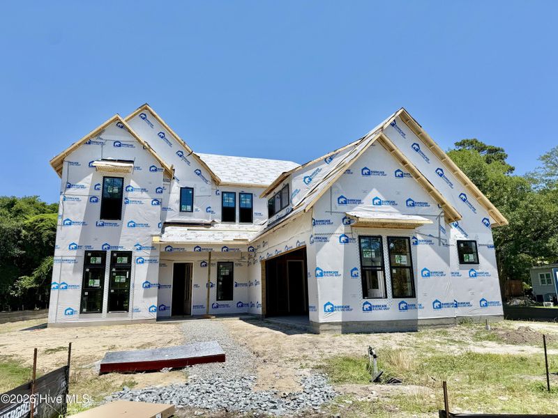 In-progress construction of a new home in East & Mason, Wilmington, NC (Image 10). In-progress construction of a new home in East & Mason, Wilmington, NC (Image 10).