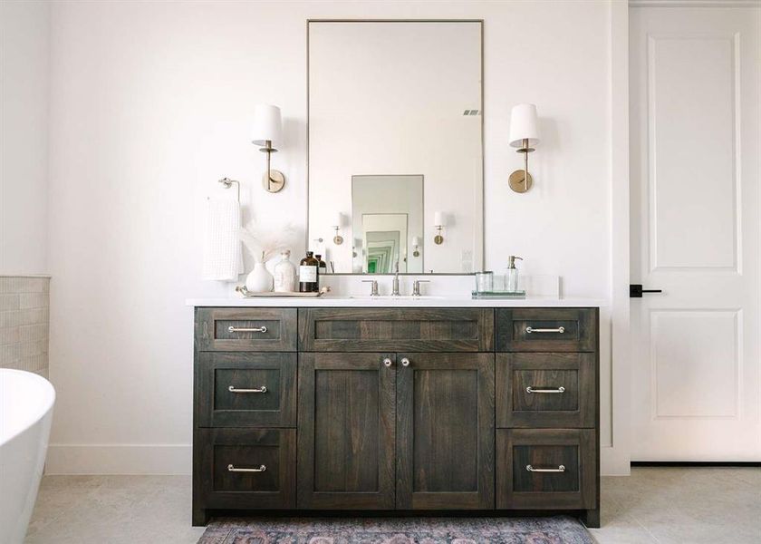 Furnished interior view inside a new home in , Fort Worth (Image 28). Furnished interior view inside a new home in , Fort Worth (Image 28).