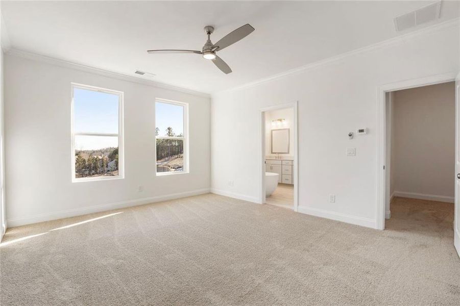 Spacious, unfurnished interior of a new home in , Sugar Hill (Image 36). Spacious, unfurnished interior of a new home in , Sugar Hill (Image 36).