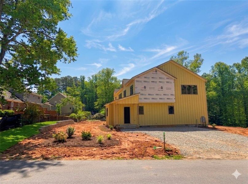In-progress construction of a new home in , Buford, GA (Image 32).