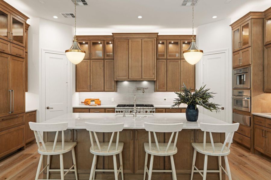 Furnished interior view inside a new home in , Houston (Image 46).