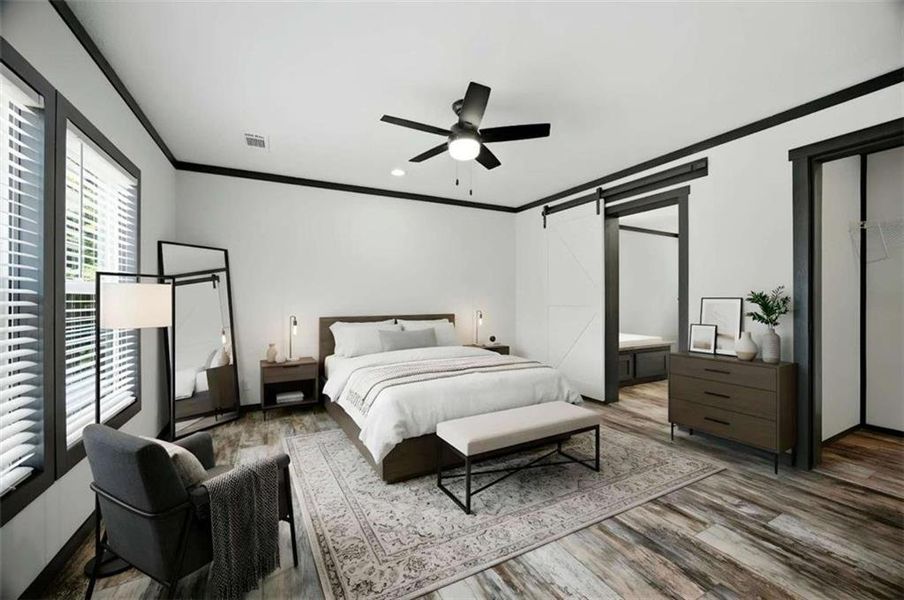 Furnished interior view inside a new home in , Eatonton (Image 9). Furnished interior view inside a new home in , Eatonton (Image 9).