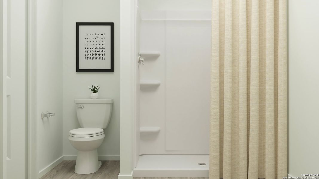 Furnished interior view inside a new home in Rose Valley, Converse (Image 24). Furnished interior view inside a new home in Rose Valley, Converse (Image 24).