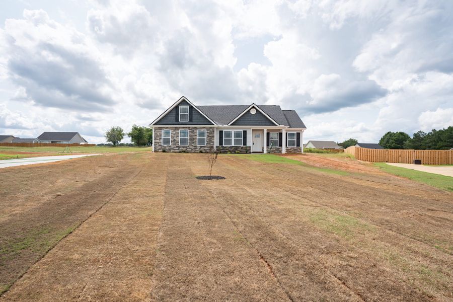 Representative exterior photo of a completed home built from the Sage by Enchanted Homes in Ballentine Ridge, Lyman, SC (Image 23).