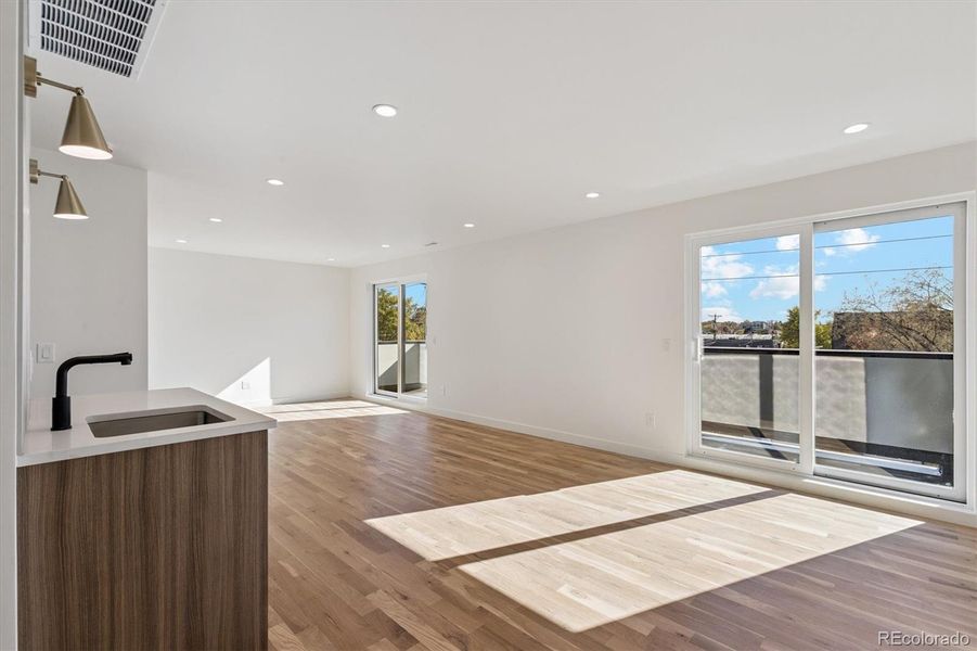 Furnished interior view inside a new home in , Denver (Image 9).