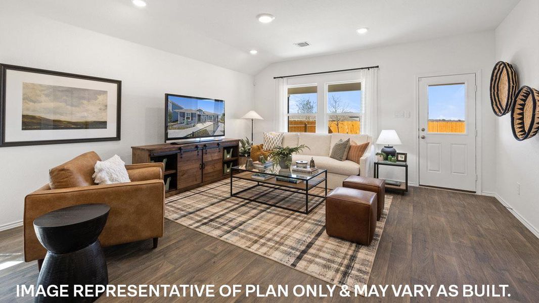 Furnished interior view inside a new home in Prairie Lakes, Buda (Image 9).