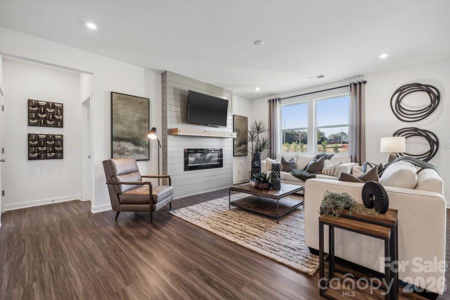 Furnished interior view inside a new home in Grants Landing, Salisbury (Image 14).