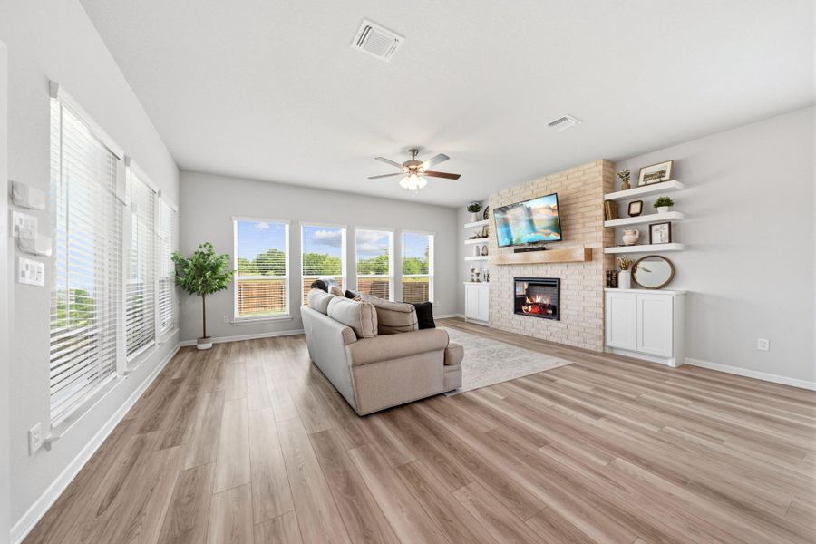 Furnished interior view inside a new home in , Temple (Image 11). Furnished interior view inside a new home in , Temple (Image 11).