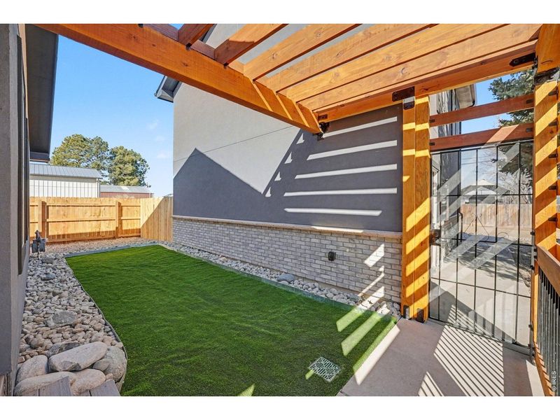 Exterior details and patio area of a home in , Dacono (Image 23).
