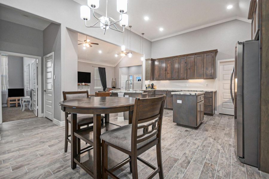 Furnished interior view inside a new home in , Anahuac (Image 12).