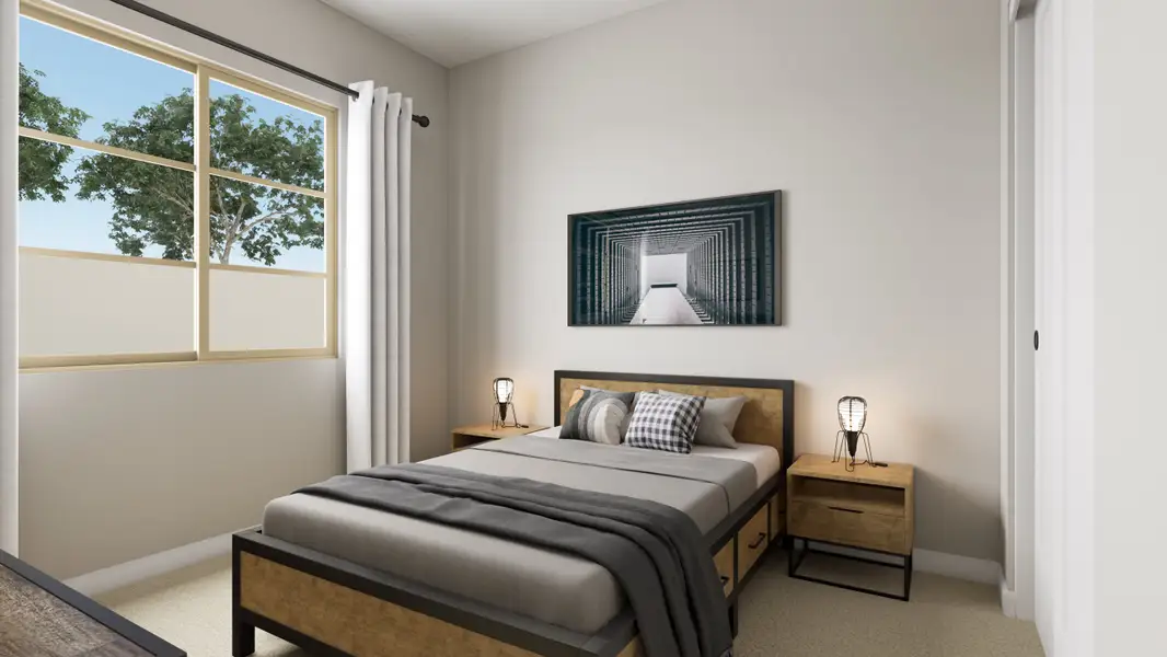 Representative furnished interior of a home built from the Elden Plan 4505 by Tri Pointe Homes in Waterston Central, Gilbert (Image 29).