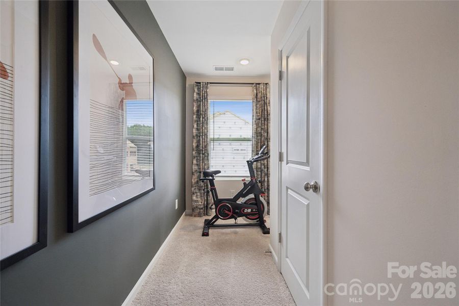 Furnished interior view inside a new home in Nichols Landing, Charlotte (Image 13).