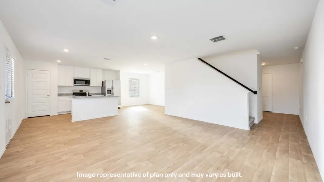 Representative unfurnished interior of a home built from the The Fallow by D.R. Horton in Pari Estates, Lubbock (Image 15). Representative unfurnished interior of a home built from the The Fallow by D.R. Horton in Pari Estates, Lubbock (Image 15).