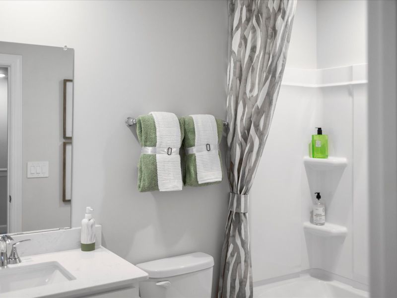 Furnished interior view inside a new home in Valentine Townes, Greer (Image 8).