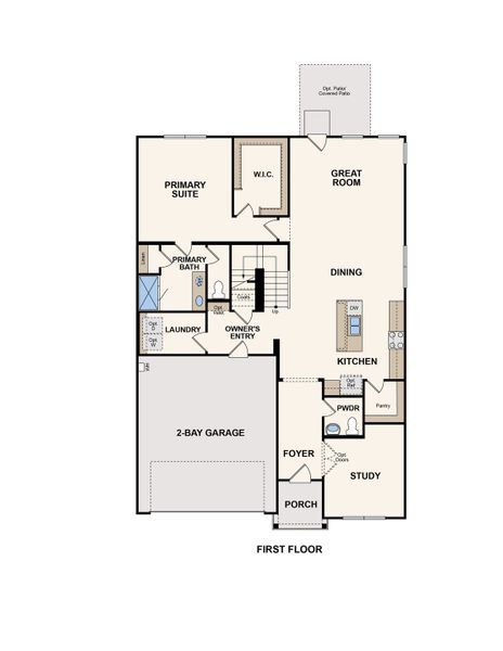 2D floor plan layout of this home in Pearlbrook, Texas City, TX (Image 3). 2D floor plan layout of this home in Pearlbrook, Texas City, TX (Image 3).