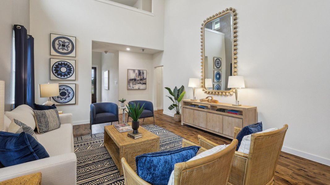 Representative furnished interior of a home built from the Meridian by Brightland Homes in Churchill, Anna (Image 7).