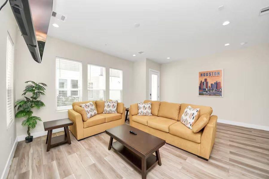 Furnished interior view inside a new home in , Houston (Image 7).