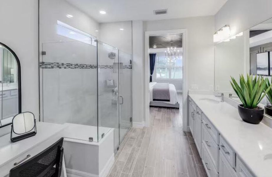 Furnished interior view inside a new home in Highpointe, Stuart (Image 13).