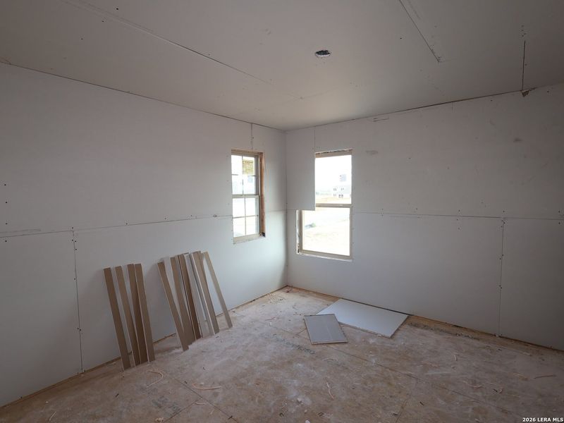 In-progress construction of a new home in Hickory Ridge, Elmendorf, TX (Image 23).