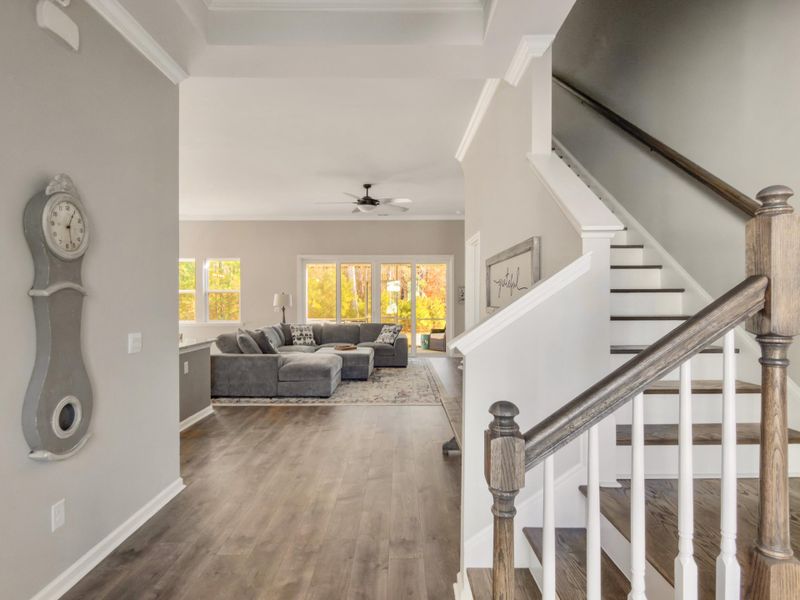 Furnished interior view inside a new home in , Summerville (Image 5). Furnished interior view inside a new home in , Summerville (Image 5).