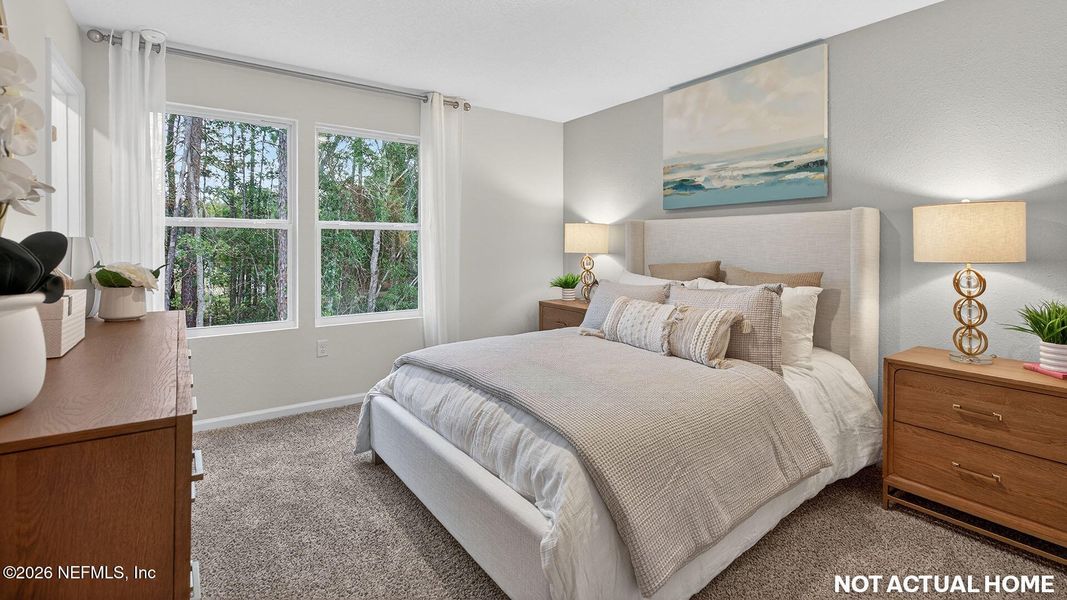 Furnished interior view inside a new home in Hansen Creek, Jacksonville (Image 14).