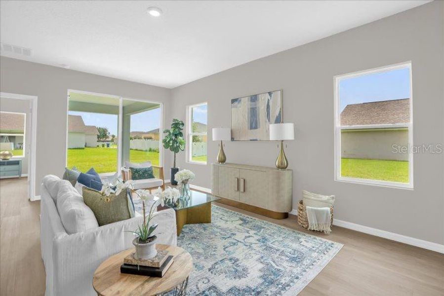 Furnished interior view inside a new home in , Ocala (Image 5).