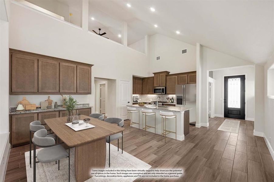 Furnished interior view inside a new home in Godley Ranch Classic, Godley (Image 20).