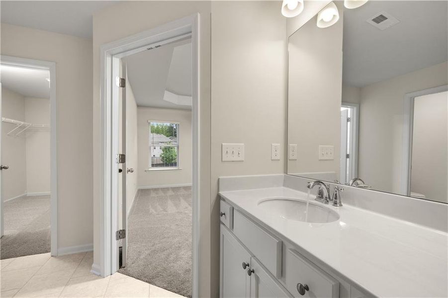 Furnished interior view inside a new home in Sandtown Falls, Atlanta (Image 12). Furnished interior view inside a new home in Sandtown Falls, Atlanta (Image 12).