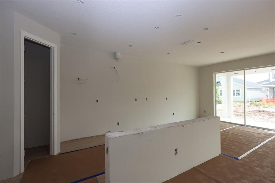 In-progress construction of a new home in Center Lake on the Park, St. Cloud, FL (Image 15).