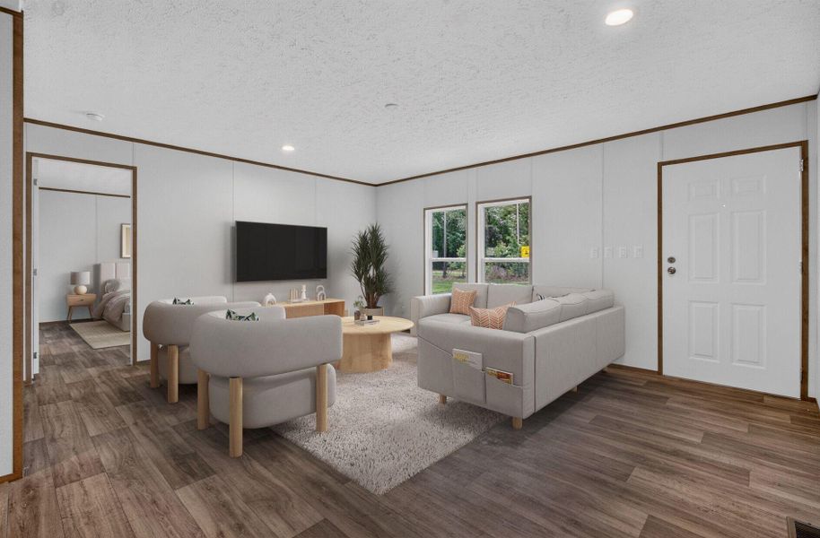 Furnished interior view inside a new home in , Walterboro (Image 11).