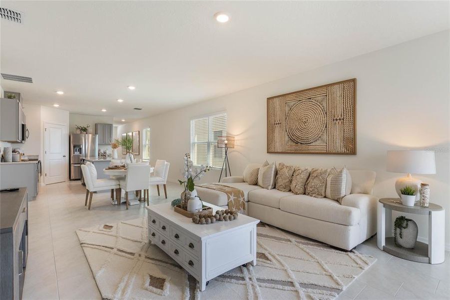 Furnished interior view inside a new home in , Umatilla (Image 14). Furnished interior view inside a new home in , Umatilla (Image 14).