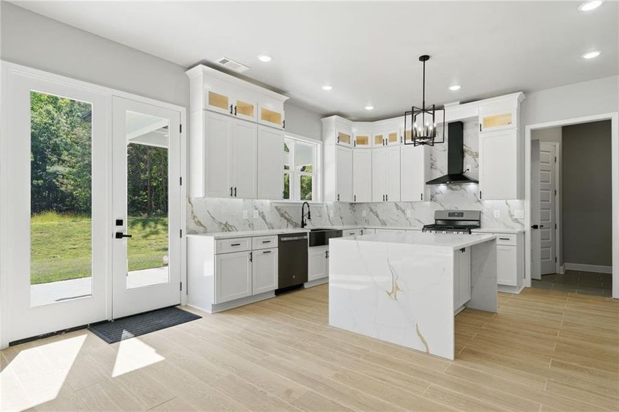 Furnished interior view inside a new home in , Cumming (Image 22).