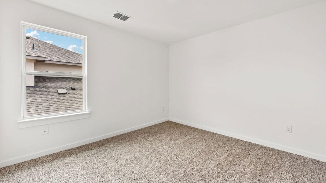 Spacious, unfurnished interior of a new home in Rosenbusch Ranch, Leander (Image 19). Spacious, unfurnished interior of a new home in Rosenbusch Ranch, Leander (Image 19).