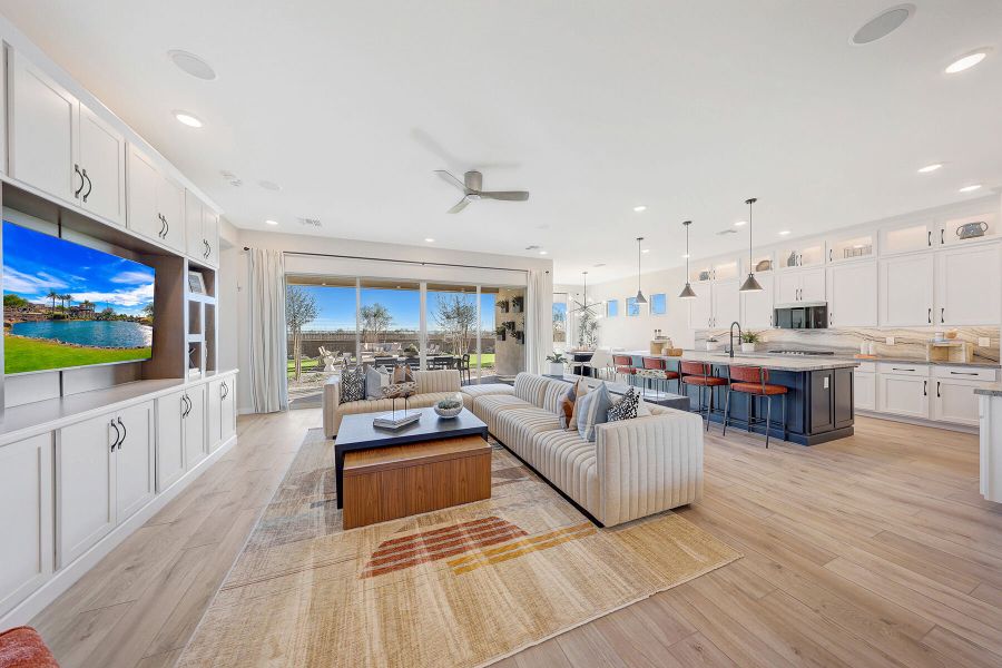 Representative furnished interior of a home built from the Burgundy by Mattamy Homes in White Tank Vistas, Waddell (Image 15).