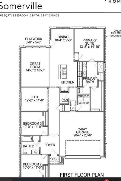 2D floor plan layout of this home in The Timbers at Mason Woods, Cypress, TX (Image 3). 2D floor plan layout of this home in The Timbers at Mason Woods, Cypress, TX (Image 3).