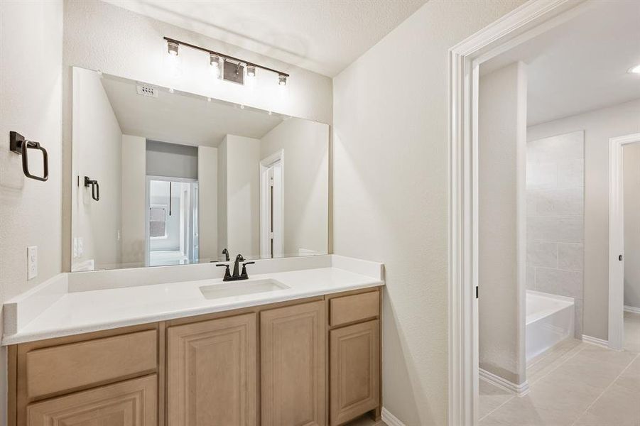 Furnished interior view inside a new home in Timberbrook 3B-4A, Justin (Image 17).