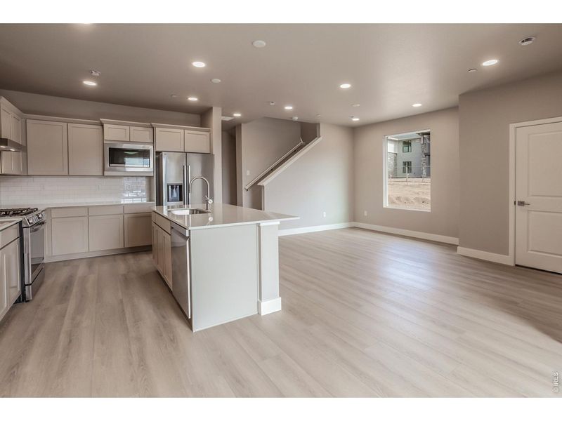 Furnished interior view inside a new home in , Timnath (Image 3).