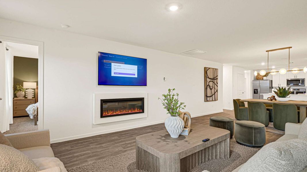 Furnished interior view inside a new home in Milo Farms, Needville (Image 17).