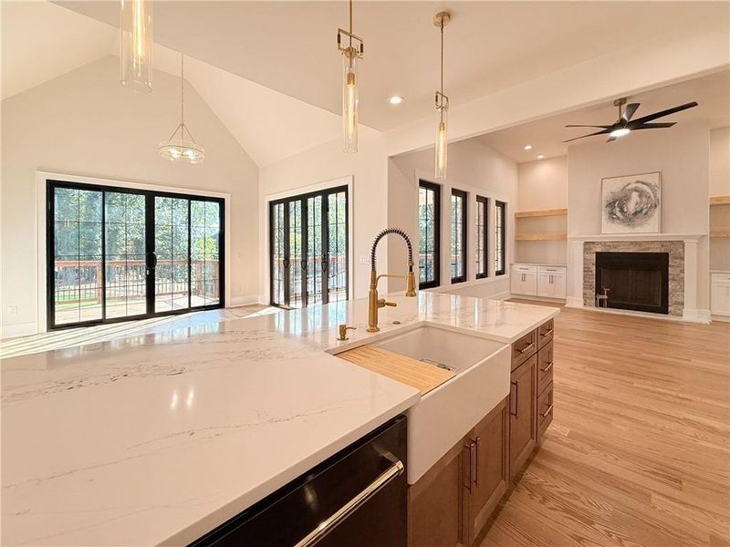 Furnished interior view inside a new home in , Marietta (Image 17).