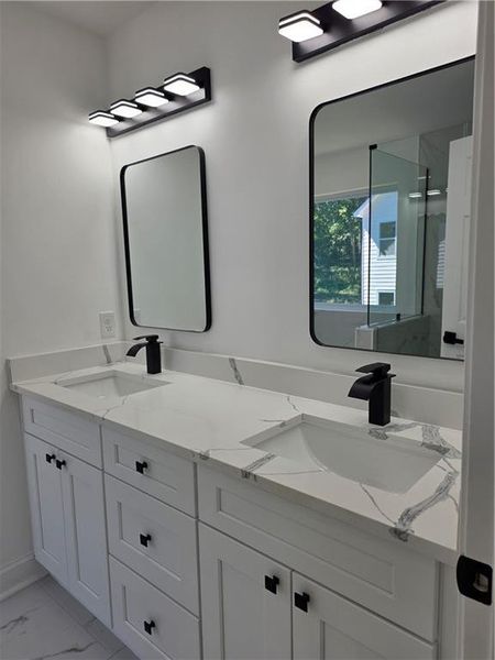 Furnished interior view inside a new home in , Austell (Image 13).