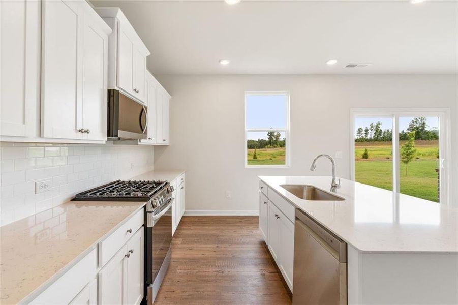 Furnished interior view inside a new home in Walker Grove, McDonough (Image 12).