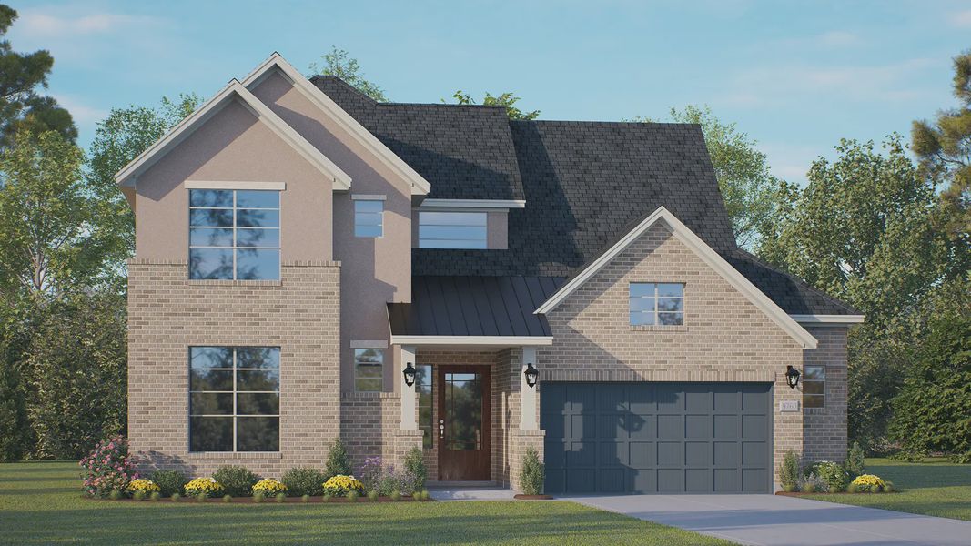Representative exterior photo of a completed home built from the Rivercrest by Chesmar Homes in Riceland 60',65',70', Mont Belvieu, TX (Image 33). Representative exterior photo of a completed home built from the Rivercrest by Chesmar Homes in Riceland 60',65',70', Mont Belvieu, TX (Image 33).