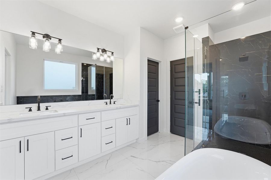 Furnished interior view inside a new home in , Houston (Image 11).